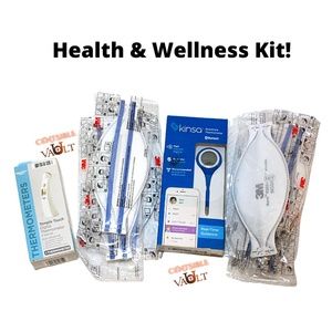 Wellness Kit Thermometers and 3M (N95) face masks!